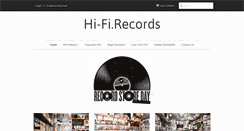 Desktop Screenshot of hifi-records.com